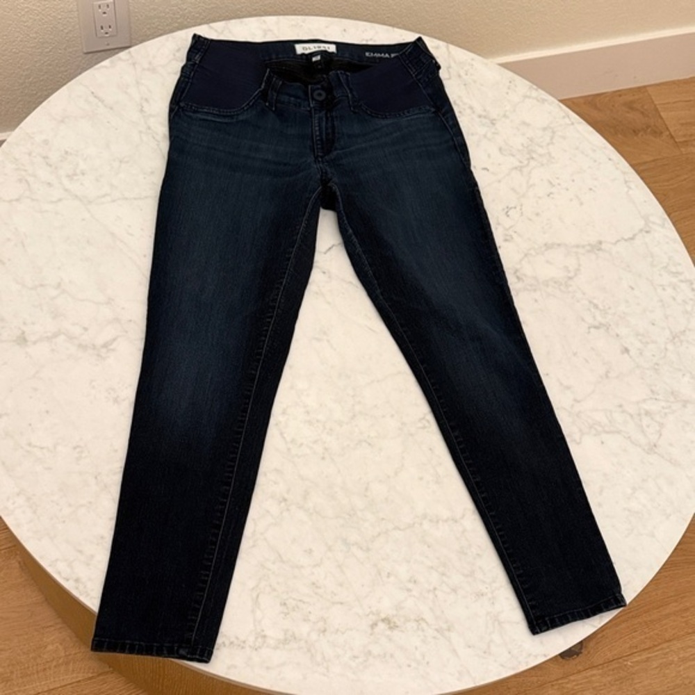 DL1961 Emma Maternity Power Legging Jeans Size 28 Dark Wash Skinny